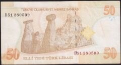 8.Emisyon 50 YTL D51 280509 Çok Temiz+