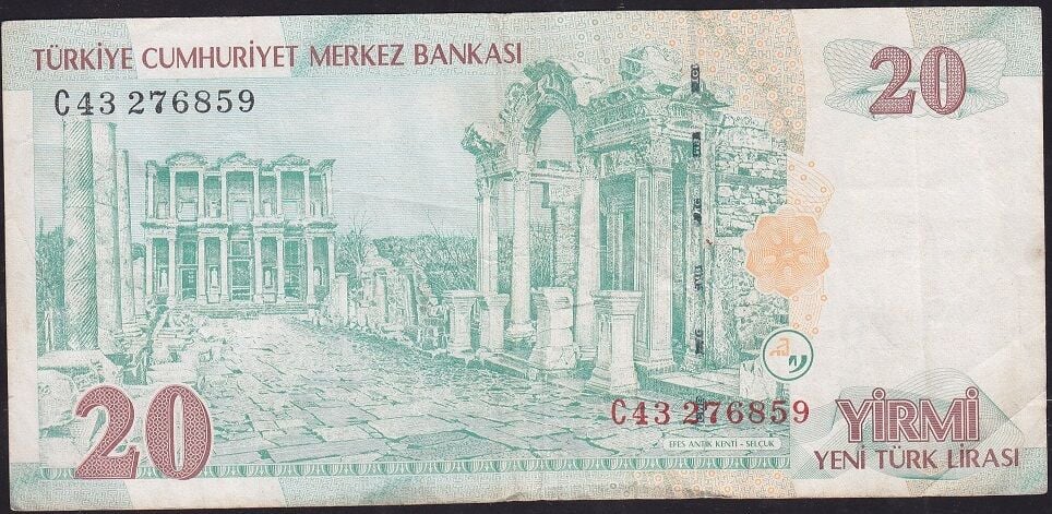 8.Emisyon 20 YTL C43 276859 Çok Temiz