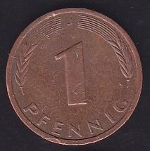Almanya 1 Pfennig 1985 J