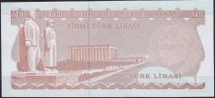 6.Emisyon 3.Tertip 20 Lira F49 497264 Çilaltı Çil