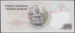 6.EMİSYON 1.TERTİP 50 LİRA H05 387792 ÇÇT +