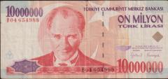 7.Emisyon 10 000 000 Lira B04 654988 Haliyle