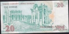 8.Emisyon 20 YTL C81 320048 Çok Temiz+
