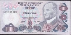 6.Emisyon 2.Tertip 1000 Lira E46 698018 Çok Çok Temiz