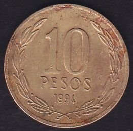 Şili 10 Pesos 1994