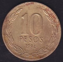 Şili 10 Pesos 1994