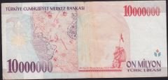 7.Emisyon 10 000 000 Lira B80 309178 Çok Temiz