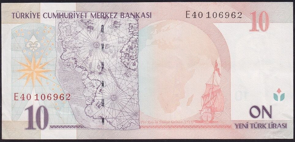 8.Emisyon 10 YTL E40 106962 Çok Temiz+