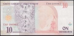 8.Emisyon 10 YTL E40 106962 Çok Temiz+