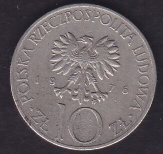 Polonya 10 Zloty 1976