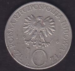 Polonya 10 Zloty 1976