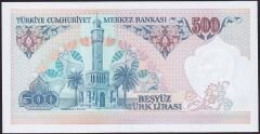 7.Emisyon 2.Tertip 500 Lira C83 860775 Çilaltı Çil