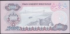 6.Emisyon 2.Tertip 1000 Lira E45 123686 Çilaltı Çil