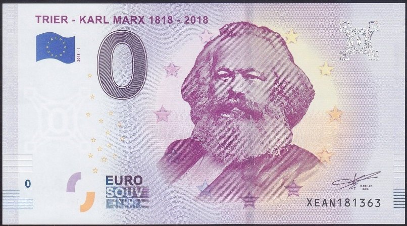KARL MARX 0 EURO 2018 ÇİL