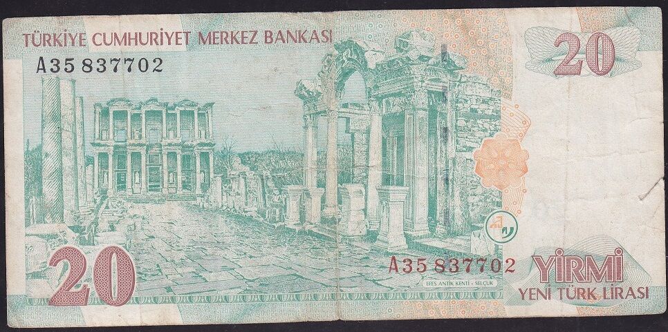 8.Emisyon 20 YTL A35 837702 Temiz