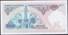 7.Emisyon 2.Tertip 500 Lira C66 618540 Çil