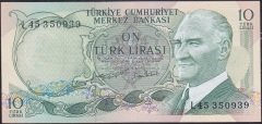 6.Emisyon 2.Tertip 10 Lira L45 350939 Çil