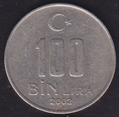 2002 Yılı 100 Bin Lira