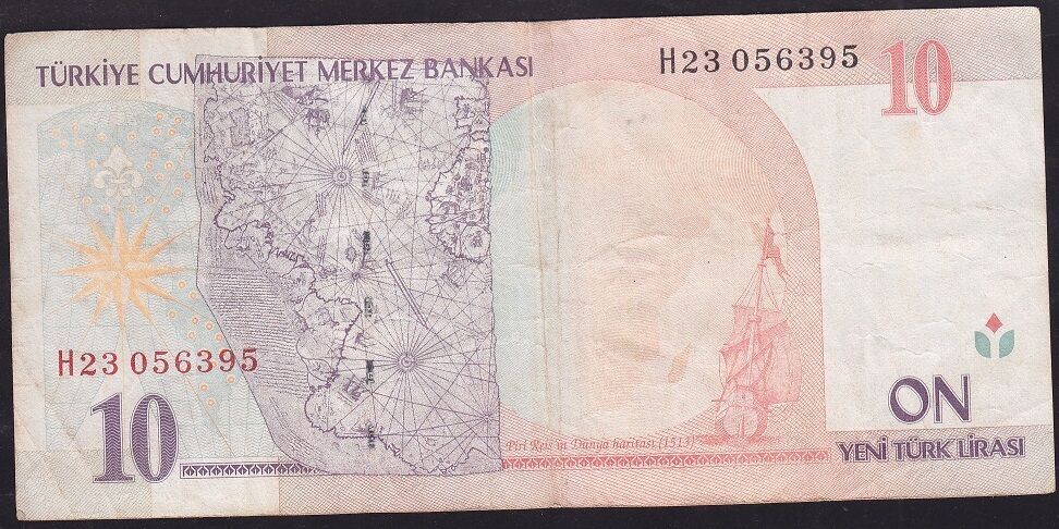 8.Emisyon 10 YTL H23 056395 Çok Temiz