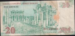 8.Emisyon 20 YTL H60 489435 Temiz+