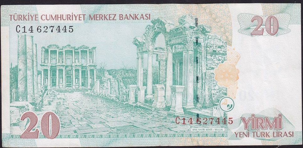 8.Emisyon 20 YTL C14 627445 Çok Temiz+