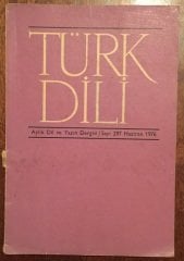 TÜRK DİLİ Sayı: 297 HAZİRAN 1976