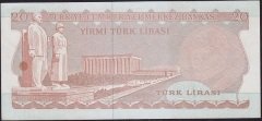 6.Emisyon 3.Tertip 20 Lira F44 531834 Çok Çok Temiz