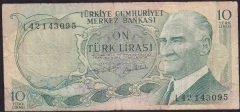 6.Emisyon 2.Tertip 10 Lira L42 143095 Çok Temiz