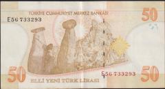 8.Emisyon 50 YTL E56 733293 Çok Çok Temiz - Çilaltı