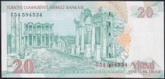 8.Emisyon 20 YTL G54 594534 Çil