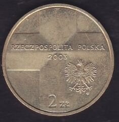 Polonya 2 Zloty 2003 Hatıra Para Papa II. John Paul'ün Papalık Döneminin 25. Yıldönümü
