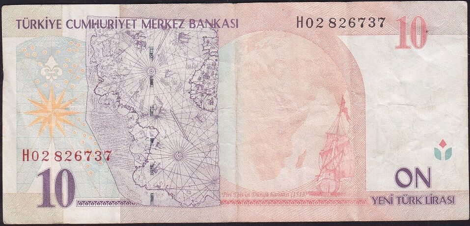 8.Emisyon 10 YTL H02 826737 Çok Temiz