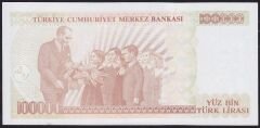 7.Emisyon 3.Tertip 100000 Lira J65 622930 Çilaltı Çil