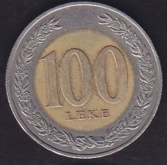 Arnavutluk 100 Leke 2000