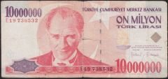 7.Emisyon 10 000 000 Lira E19 738532 Temiz
