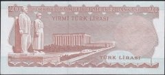 6.Emisyon 3.Tertip 20 Lira F43 430127 Çok Çok Temiz+