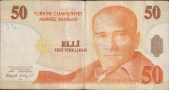 8.Emisyon 50 YTL E39 665016 Çok Temiz