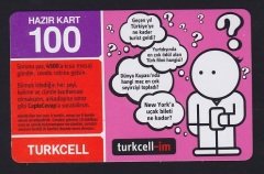 TURKCELL HAZIR KART 100 KONTÖR TURKCELL - İM SKT 2009