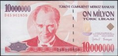 7.Emisyon 10 000 000 LİRA D45 961850 Ççt Çilaltı