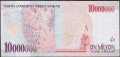 7.Emisyon 10 000 000 LİRA D45 961850 Ççt Çilaltı