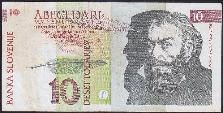 SLOVENYA 10 TOLARJEV 1992 ÇOK TEMİZ