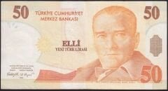 8.Emisyon 50 YTL D82 488148 Çok Temiz+