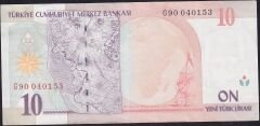 8.Emisyon 10 YTL G90 040153 Çok Temiz+