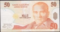 8.Emisyon 50 YTL F35 605060 Çok Temiz+