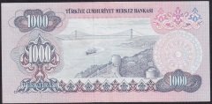 6.EMİSYON 1.TERTİP 1000 LİRA B17 294632 ÇÇT +