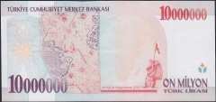 7.Emisyon 10 000 000 LİRA D46 271334 Çilaltı