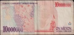 7.Emisyon 10 000 000 Lira B10 124256 Haliyle