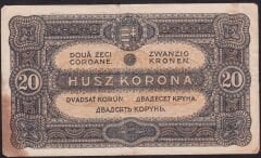 Macaristan 20 Korona 1920 Temiz