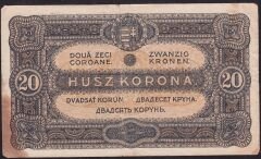 Macaristan 20 Korona 1920 Temiz