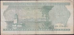 6.Emisyon 2.Tertip 10 Lira L33 061134 Çok Temiz